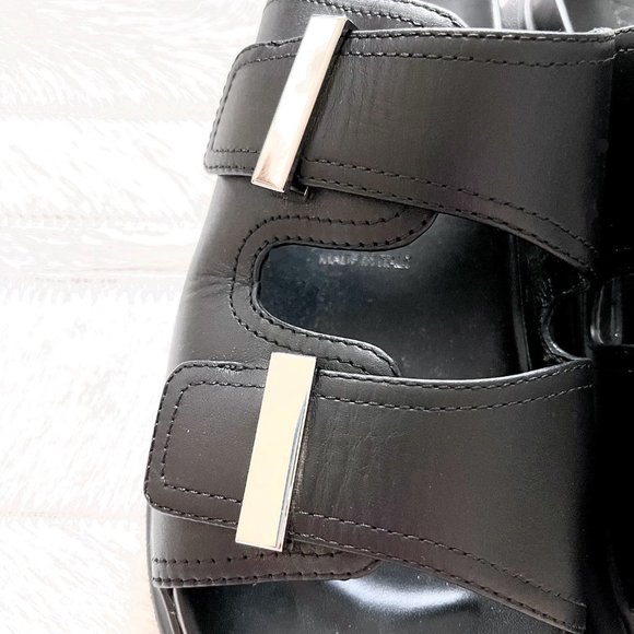 Alexander McQueen Black Leather Hybrid Sandals - Picture 13 of 16